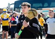 21 April 2024; Mark Rodgers of Clare arrives before the Munster GAA Hurling Senior Championship Round 1 match between Clare and Limerick at Cusack Park in Ennis, Clare. Photo by John Sheridan/Sportsfile