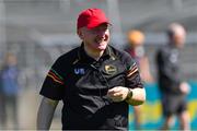 21 April 2024; Carlow manager Tom Mullally before the Leinster GAA Hurling Senior Championship Round 1 match between Galway and Carlow at Pearse Stadium in Galway. Photo by Ray Ryan/Sportsfile