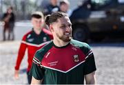 21 April 2024; Padraig O'Hora of Mayo before the Connacht GAA Football Senior Championship semi-final match between Roscommon and Mayo at Dr Hyde Park in Roscommon. Photo by Piaras Ó Mídheach/Sportsfile