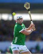 21 April 2024; Aaron Gillane of Limerick during the Munster GAA Hurling Senior Championship Round 1 match between Clare and Limerick at Cusack Park in Ennis, Clare. Photo by John Sheridan/Sportsfile