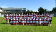 21 April 2024; The Derry panel ahead of the Electric Ireland All-Ireland Camogie Minor A Shield semi-final match between Derry and Wexford at Clane in Kildare. Photo by Daire Brennan/Sportsfile