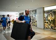 20 April 2024; Leinster lead academy physiotherapist Darren Hickey before the United Rugby Championship match between Emirates Lions and Leinster at Emirates Airline Park in Johannesburg, South Africa. Photo by Harry Murphy/Sportsfile