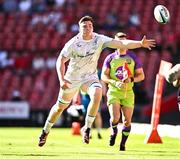 20 April 2024; Diarmuid Mangan of Leinster during the United Rugby Championship match between Emirates Lions and Leinster at Emirates Airline Park in Johannesburg, South Africa. Photo by Harry Murphy/Sportsfile