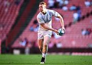20 April 2024; Ciarán Frawley of Leinster during the United Rugby Championship match between Emirates Lions and Leinster at Emirates Airline Park in Johannesburg, South Africa. Photo by Harry Murphy/Sportsfile