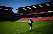 20 April 2024; Leinster senior kitman Jim Bastick before the United Rugby Championship match between Emirates Lions and Leinster at Emirates Airline Park in Johannesburg, South Africa. Photo by Harry Murphy/Sportsfile