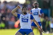 21 April 2024; Jamie Barron of Waterford celebrates after scoring a point during the Munster GAA Hurling Senior Championship Round 1 match between Waterford and Cork at Walsh Park in Waterford. Photo by Brendan Moran/Sportsfile