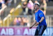 21 April 2024; Cavan manager Raymond Galligan during the Ulster GAA Football Senior Championship quarter-final match between Cavan and Tyrone at Kingspan Breffni in Cavan. Photo by Seb Daly/Sportsfile