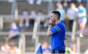 21 April 2024; Cavan manager Raymond Galligan during the Ulster GAA Football Senior Championship quarter-final match between Cavan and Tyrone at Kingspan Breffni in Cavan. Photo by Seb Daly/Sportsfile