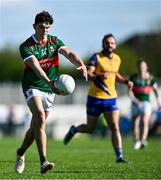 21 April 2024; Tommy Conroy of Mayo during the Connacht GAA Football Senior Championship semi-final match between Roscommon and Mayo at Dr Hyde Park in Roscommon. Photo by Piaras Ó Mídheach/Sportsfile