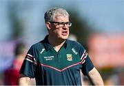 21 April 2024; Mayo manager Kevin McStay during the Connacht GAA Football Senior Championship semi-final match between Roscommon and Mayo at Dr Hyde Park in Roscommon. Photo by Piaras Ó Mídheach/Sportsfile
