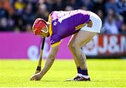 21 April 2024; Lee Chin of Wexford prepares to take a penalty during the Leinster GAA Hurling Senior Championship Round 1 match between Wexford and Dublin at Chadwicks Wexford Park in Wexford. Photo by Tyler Miller/Sportsfile