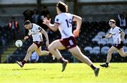 20 April 2024; Damien Comer of Galway in the build-up to Galway's first goal, scored by Robert Finnerty, during the Connacht GAA Football Senior Championship semi-final match between Sligo and Galway at Markievicz Park in Sligo. Photo by Piaras Ó Mídheach/Sportsfile