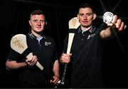 22 April 2024; (EDITORS NOTE: A special effects camera filter was used for this image.) In attendance at the launch of Bord Gáis Energy’s ‘That’s Hurling Energy’ campaign are Bord Gáis Energy ambassador Joe Canning, left, and Bord Gáis Energy ambassador and Limerick hurler Gearóid Hegarty at Croke Park in Dublin. The new campaign marks Bord Gáis Energy’s 15 years of involvement in inter county hurling and celebrates the excitement, spirit and passion that makes the GAA All-Ireland Senior Hurling Championship and its fans so unique. Photo by Sam Barnes/Sportsfile