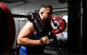 23 April 2024; Michael Milne during a Leinster Rugby squad gym session at Moove Motion Fitness in Sunninghill, Johannesburg, South Africa. Photo by Harry Murphy/Sportsfile
