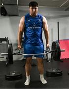 23 April 2024; Thomas Clarkson during a Leinster Rugby squad gym session at Moove Motion Fitness in Sunninghill, Johannesburg, South Africa. Photo by Harry Murphy/Sportsfile