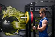 23 April 2024; Henry McErlean during a Leinster Rugby squad gym session at Moove Motion Fitness in Sunninghill, Johannesburg, South Africa. Photo by Harry Murphy/Sportsfile