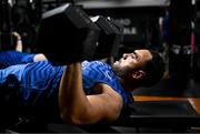23 April 2024; Charlie Ngatai during a Leinster Rugby squad gym session at Moove Motion Fitness in Sunninghill, Johannesburg, South Africa. Photo by Harry Murphy/Sportsfile