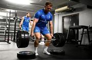 23 April 2024; Liam Turner during a Leinster Rugby squad gym session at Moove Motion Fitness in Sunninghill, Johannesburg, South Africa. Photo by Harry Murphy/Sportsfile