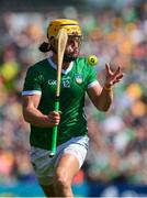 21 April 2024; Tom Morrissey of Limerick during the Munster GAA Hurling Senior Championship Round 1 match between Clare and Limerick at Cusack Park in Ennis, Clare. Photo by Ray McManus/Sportsfile