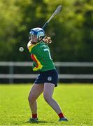 21 April 2024; Clodagh Lawler of Carlow during the Electric Ireland All-Ireland Camogie Minor B semi-final match between Armagh and Carlow at Dunganny in Meath. Photo by Sam Barnes/Sportsfile