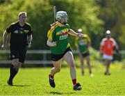 21 April 2024; Abhainn Coady of Carlow during the Electric Ireland All-Ireland Camogie Minor B semi-final match between Armagh and Carlow at Dunganny in Meath. Photo by Sam Barnes/Sportsfile