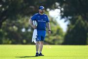 22 April 2024; Senior kitman Jim Bastick during a Leinster Rugby squad training session at Fourways High School in Johannesburg, South Africa. Photo by Harry Murphy/Sportsfile