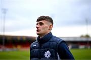 22 April 2024; Will Jarvis of Shelbourne before the SSE Airtricity Men's Premier Division match between Shelbourne and Shamrock Rovers at Tolka Park in Dublin. Photo by Stephen McCarthy/Sportsfile