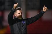 22 April 2024; Shamrock Rovers manager Stephen Bradley after the SSE Airtricity Men's Premier Division match between Shelbourne and Shamrock Rovers at Tolka Park in Dublin. Photo by Stephen McCarthy/Sportsfile
