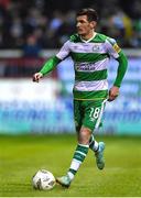 22 April 2024; Trevor Clarke of Shamrock Rovers during the SSE Airtricity Men's Premier Division match between Shelbourne and Shamrock Rovers at Tolka Park in Dublin. Photo by Shauna Clinton/Sportsfile