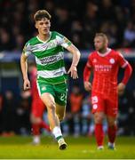 22 April 2024; Johnny Kenny of Shamrock Rovers during the SSE Airtricity Men's Premier Division match between Shelbourne and Shamrock Rovers at Tolka Park in Dublin. Photo by Stephen McCarthy/Sportsfile