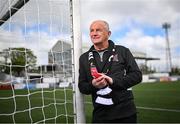 23 April 2024; Noel King poses for a portrait after being unveiled as the new Dundalk FC Manager during a Dundalk FC press conference at Oriel Park in Dundalk, Louth. Photo by David Fitzgerald/Sportsfile