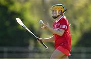 21 April 2024; Eva Cullen of Tyrone during the Electric Ireland All-Ireland Camogie Minor C semi-final match between Tyrone and Wicklow at Dunganny in Meath. Photo by Sam Barnes/Sportsfile