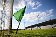 23 April 2024; A general view of an umpires flag before the EirGrid Leinster GAA Football U20 Championship semi-final match between Dublin and Louth at Parnell Park in Dublin. Photo by Sam Barnes/Sportsfile