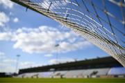 23 April 2024; A detailed view of the goal net before the EirGrid Leinster GAA Football U20 Championship semi-final match between Dublin and Louth at Parnell Park in Dublin. Photo by Sam Barnes/Sportsfile