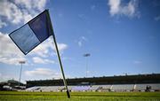 23 April 2024; A general view of a sideline flag before the EirGrid Leinster GAA Football U20 Championship semi-final match between Dublin and Louth at Parnell Park in Dublin. Photo by Sam Barnes/Sportsfile