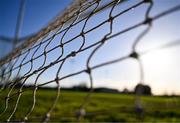 23 April 2024; A detailed view of a goal net before the EirGrid Leinster GAA Football U20 Championship semi-final match between Kildare and Meath at Manguard Park at the Kildare GAA Centre of Excellence in Hawkfield, Kildare. Photo by Tyler Miller/Sportsfile