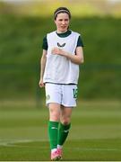 23 April 2024; Grace Ehinger of Republic of Ireland before the women's under 16's international friendly match between Republic of Ireland and Denmark at the FAI National Training Centre in Abbotstown, Dublin. Photo by Stephen McCarthy/Sportsfile