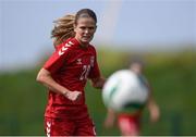 23 April 2024; Ida Skræddergaard Philipsen of Denmark during the women's under 16's international friendly match between Republic of Ireland and Denmark at the FAI National Training Centre in Abbotstown, Dublin. Photo by Stephen McCarthy/Sportsfile