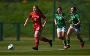 23 April 2024; Albert Mott of Denmark during the women's under 16's international friendly match between Republic of Ireland and Denmark at the FAI National Training Centre in Abbotstown, Dublin. Photo by Stephen McCarthy/Sportsfile