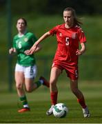 23 April 2024; Sophia Parkegaard of Denmark during the women's under 16's international friendly match between Republic of Ireland and Denmark at the FAI National Training Centre in Abbotstown, Dublin. Photo by Stephen McCarthy/Sportsfile