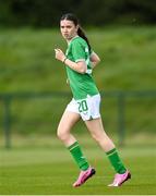 23 April 2024; Aoife Colbert-Martin of Republic of Ireland during the women's under 16's international friendly match between Republic of Ireland and Denmark at the FAI National Training Centre in Abbotstown, Dublin. Photo by Stephen McCarthy/Sportsfile