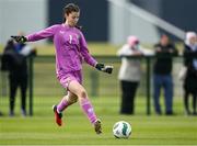 23 April 2024; Republic of Ireland goalkeeper Jenna Willoughby during the women's under 16's international friendly match between Republic of Ireland and Denmark at the FAI National Training Centre in Abbotstown, Dublin. Photo by Stephen McCarthy/Sportsfile