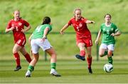 23 April 2024; Selma Karstensen of Denmark during the women's under 16's international friendly match between Republic of Ireland and Denmark at the FAI National Training Centre in Abbotstown, Dublin. Photo by Stephen McCarthy/Sportsfile