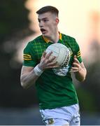 23 April 2024; Charlie O'Connor of Meath during the EirGrid Leinster GAA Football U20 Championship semi-final match between Kildare and Meath at Manguard Park at the Kildare GAA Centre of Excellence in Hawkfield, Kildare. Photo by Tyler Miller/Sportsfile