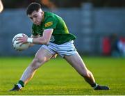 23 April 2024; Hughie Corcoran of Meath during the EirGrid Leinster GAA Football U20 Championship semi-final match between Kildare and Meath at Manguard Park at the Kildare GAA Centre of Excellence in Hawkfield, Kildare. Photo by Tyler Miller/Sportsfile