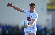 23 April 2024; Killian Browne of Kildare during the EirGrid Leinster GAA Football U20 Championship semi-final match between Kildare and Meath at Manguard Park at the Kildare GAA Centre of Excellence in Hawkfield, Kildare. Photo by Tyler Miller/Sportsfile