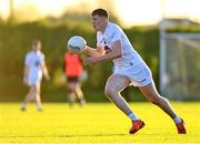 23 April 2024; Mark Gibbons of Kildare during the EirGrid Leinster GAA Football U20 Championship semi-final match between Kildare and Meath at Manguard Park at the Kildare GAA Centre of Excellence in Hawkfield, Kildare. Photo by Tyler Miller/Sportsfile