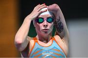 24 April 2024; Ellen Keane of Ireland prepares for the Women's 100m Freestyle S9 Heats during day four of the Para Swimming European Championships at the Penteada Olympic Pools Complex in Funchal, Portugal. Photo by Ramsey Cardy/Sportsfile