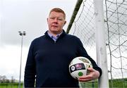24 April 2024; LOI Development Manager Will Clarke poses for a portrait after an EA Sports LOI Academy Media Briefing at FAI Headquarters in Abbotstown, Dublin. Photo by Tyler Miller/Sportsfile