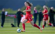 23 April 2024; Hannah Jorgensen of Denmark during the women's under 16's international friendly match between Republic of Ireland and Denmark at the FAI National Training Centre in Abbotstown, Dublin. Photo by Stephen McCarthy/Sportsfile